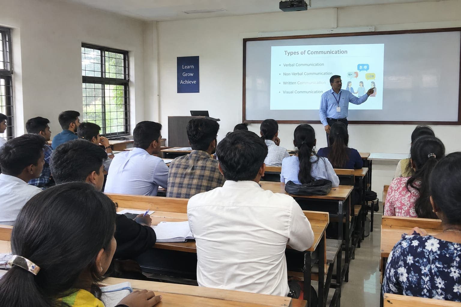 A presentation-led class